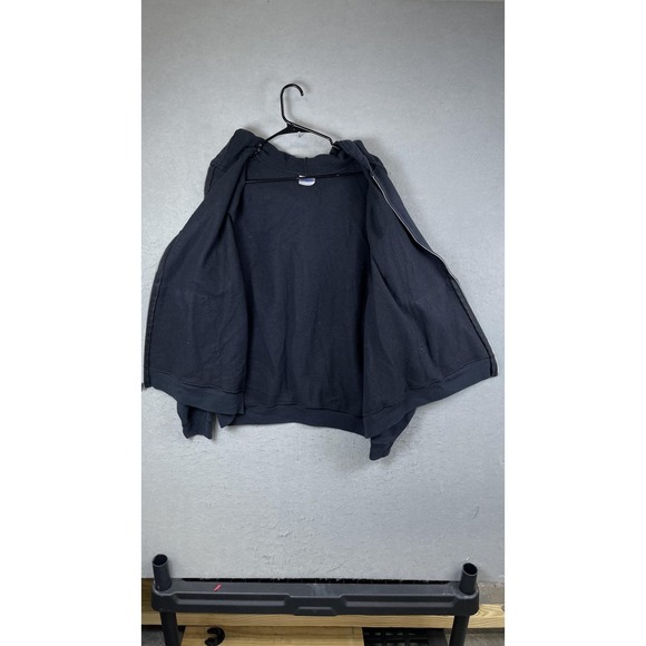 Johnny‎ Ramone Hoodie Mens 3XL Black Zip Up Hanes ComfortBlend Army Sweatshirt - Picture 7 of 10